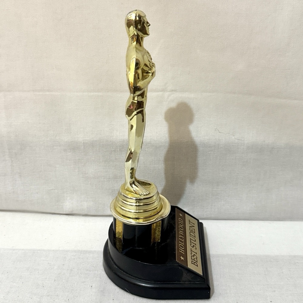 Hollywood Award Trophy Replica Best Student Gift 8" Oscar Style Figure Statue - Picture 6 of 8